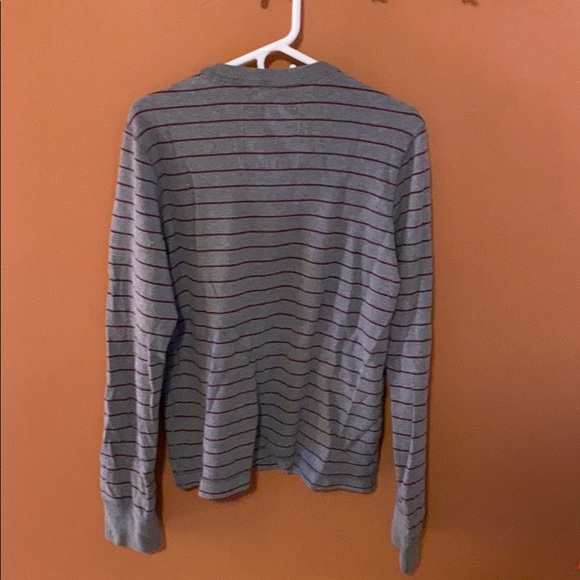 Men’s long sleeve Henley/waffle shirt - Picture 2 of 3